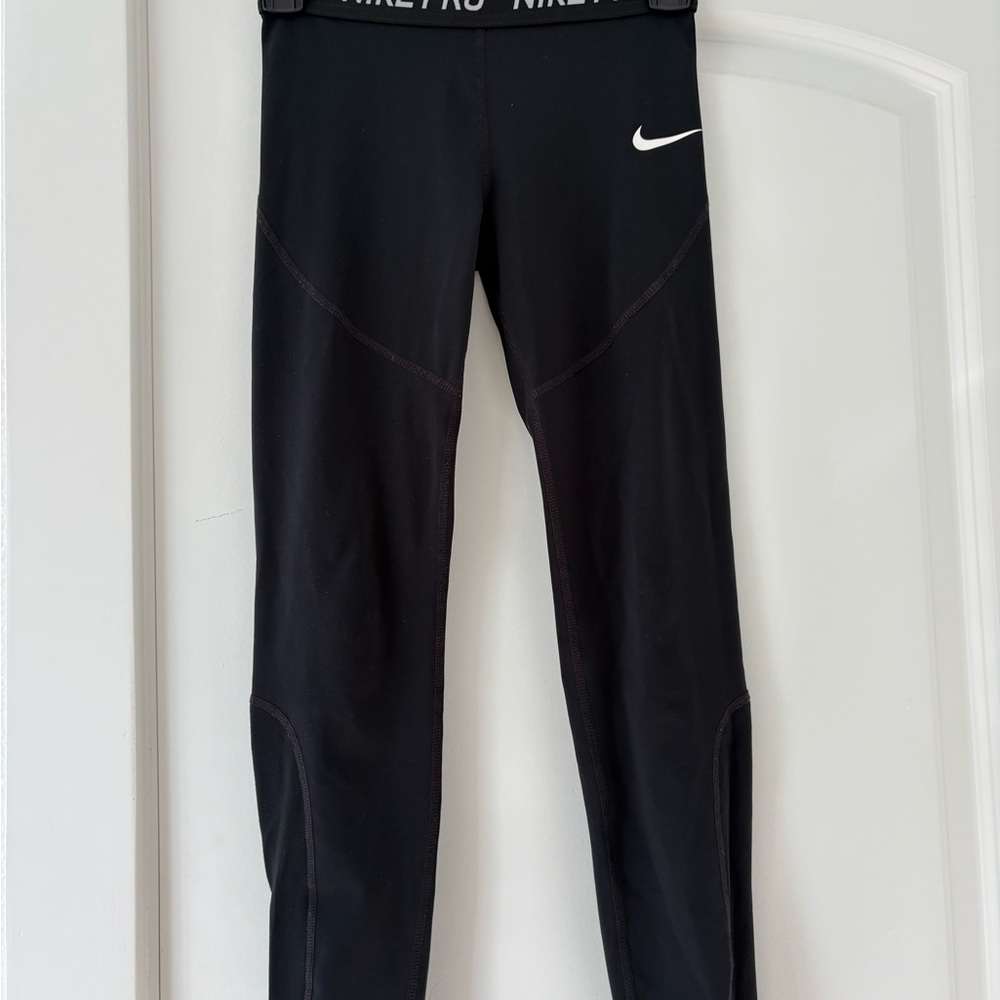 Nike pro Kids Black Active Leggings